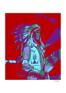 Indian Chief Pop Art