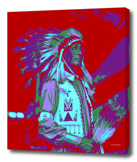 Native American Chief Pop Art