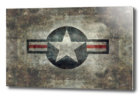 Airforce star roundel in Vintage retro style