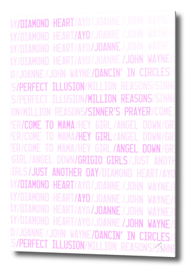JOANNE's Tracklist