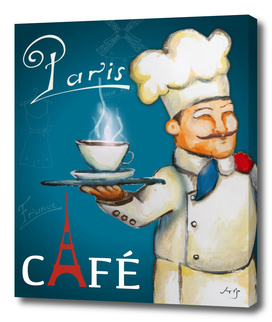paris coffee sign
