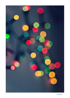 Blured Christmas lights