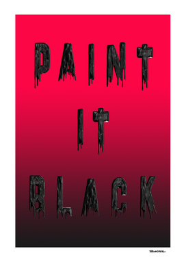 Paint it Black - RED