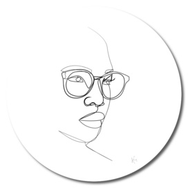 Woman Figure With Eyeglasses