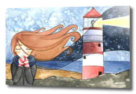 Girl with the Lighthouse