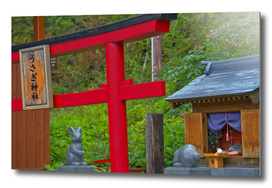The Rabbit Shrine of Kawaguchi-ko, Japan