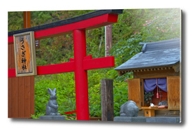 The Rabbit Shrine of Kawaguchi-ko, Japan