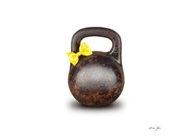 Funny large kettlebell