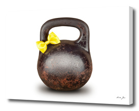 Funny large kettlebell