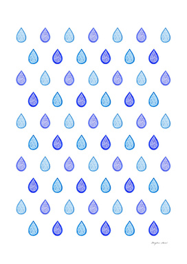 Blue droplets