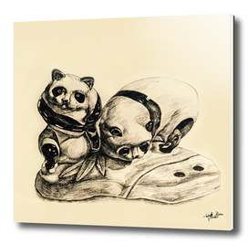Ceramic panda