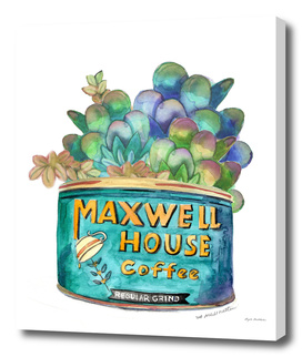 Maxwell House Succulent Print