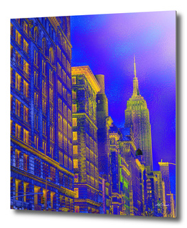 New York in Blue  by Lika Ramati