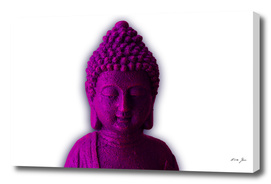 Ultra Violet Calm Buddha face