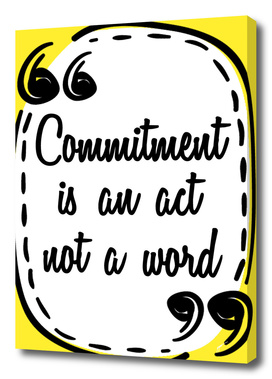 Quote Poster - 59 - Commitment