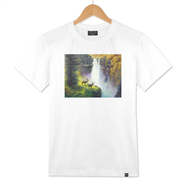 The Waterfall Deer