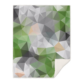 Poligonal triangles shapes print
