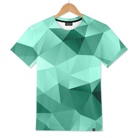 Turquoise polygonal pattern
