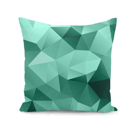 Turquoise polygonal pattern