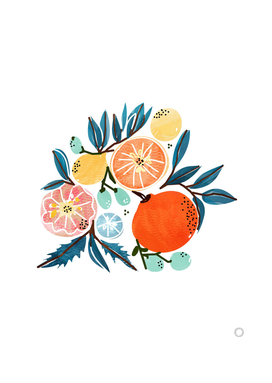 Fruit Shower-art-print