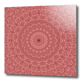 Mandala traditional pink circle ornament print
