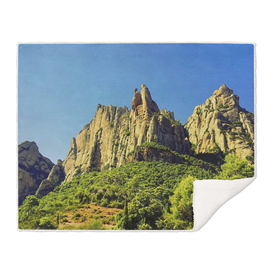 Mountains at Montserrat Island