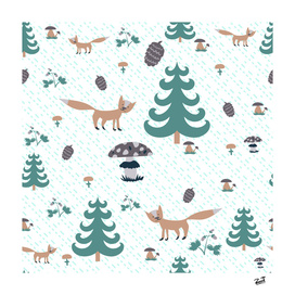 Forest pattern for Fotolia