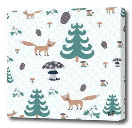 Forest pattern for Fotolia