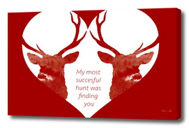 valentine deer heart