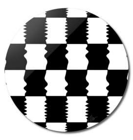 Amorphous checkerboard