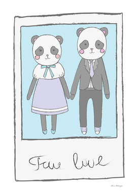 Pandas in love