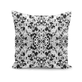 Elegant Black and White Terrazzo Pattern