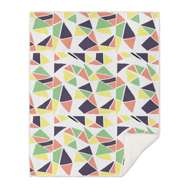 Seamless mosaic pattern triangles
