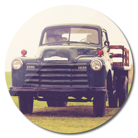 Retro Vintage Chevy Farm Truck