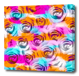 rose pattern texture abstract with painting abstract