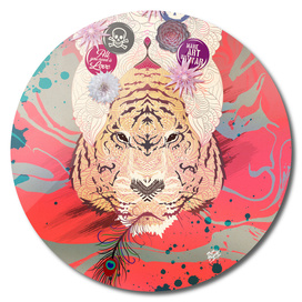 Psychedelic Mandala Tiger
