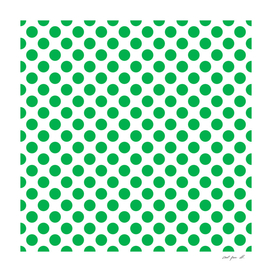 Green Polka Dots