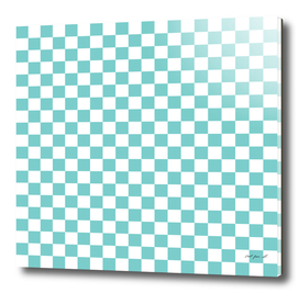 Aqua Checkerboard