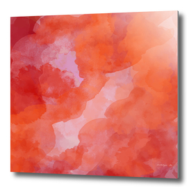 Watercolor abstract painting colorful