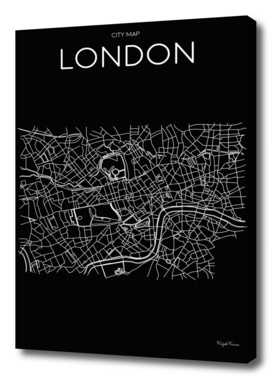 LONDON MINIMALIST CITY MAP