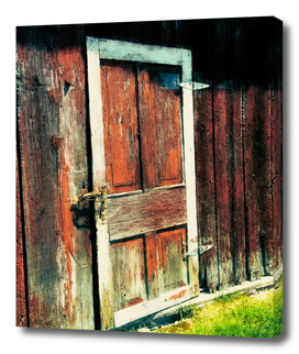 Red Barn Door, St. Agatha, Ontario