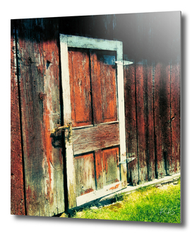 Red Barn Door, St. Agatha, Ontario