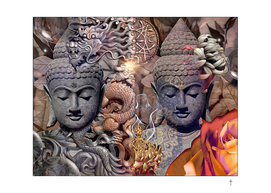 The Dragon Buddhas - Copper Version