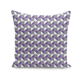 Purple Grey and White Geometric Pattern