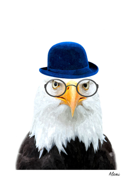 Funny Eagle Portrait