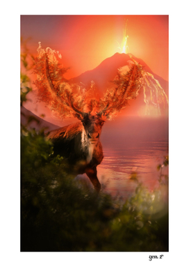 Deer on Fire by GEN Z