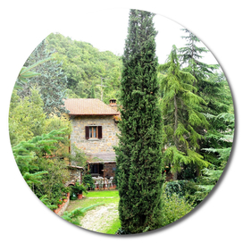 Italian tuscan farmhouse