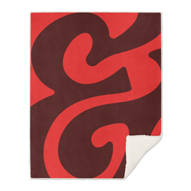 Abstract Ampersand Red