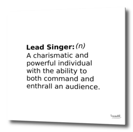 Definition of a Lead Singer