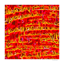 neon light painting pattern abstract in red and yellow
